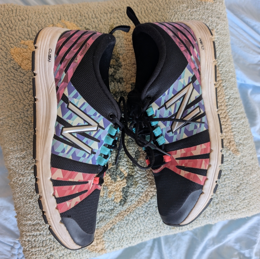 Super Cute New Balance Cush Walking Shoes, 9B, Colorful, Replaced Insoles, GUC - Picture 2 of 11